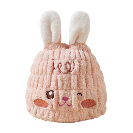 Free shipping] Aibi Dila children's dry hats are super strong water absorption, dry baby, baby, girls, wash their head, ballast headscarf
