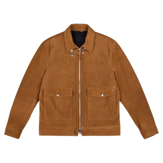 [Sheepskin Suede] Raidy Boer/Reddy Boer Autumn Men's Classic Hunting Leather Jacket 2016-34