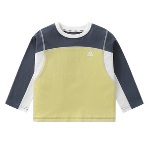 
Youou children's clothing children's comfortable soft waxy long-sleeved T-shirt spring and autumn new boys' raglan inner baby bottoming shirt