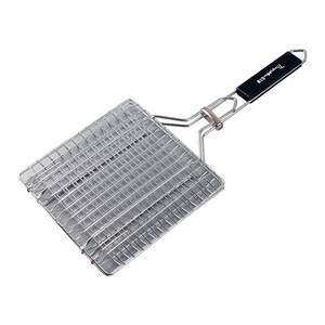 304 stainless steel grilled fish clip barbecue outdoor grilled fish plywood net barbecue vegetable grill grill net tool supplies
