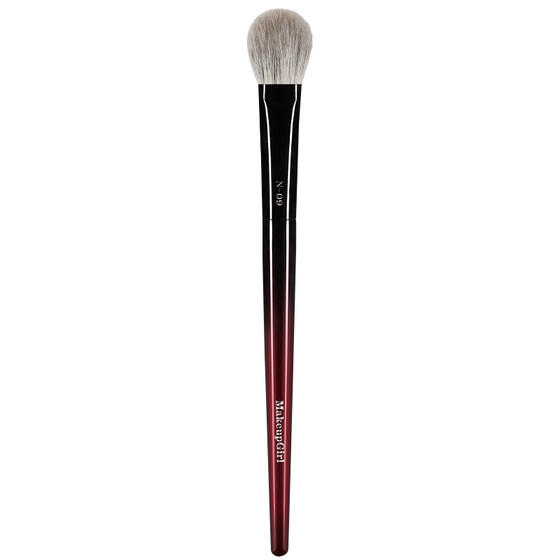 
Charming Girl Zhu Glaze N09 Small Blush Brush Animal Hair Flat Head Highlight Brush Tongue Shape Brightening Makeup Brush