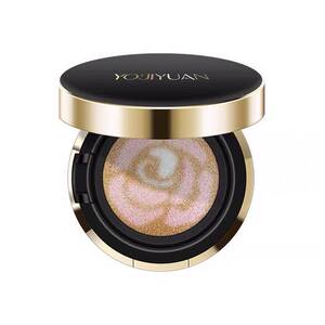 Youjiyuan tricolor air cushion bb cream concealer long-lasting moisturizing liquid foundation official authentic female
