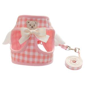 
Angel small winged dog leash prevent breaking vest type chest back walking dog leash for small and medium size dogs and cats