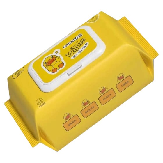 Baby wet towel thickened infants and young children hand mouth babies special children with large bags of wet paper towels are affordable
