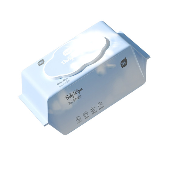 Plant protection wet wipes for infants and young children specializing in hand, mouth and fart wet wipes for newborn babies 80 pumps thickened large packaging for home travel