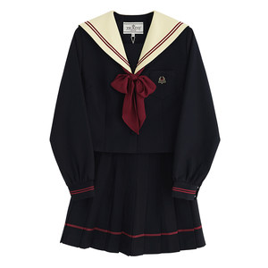 
[Tsukino HOUSE]*Falling Maple*Original Design Winter Clothes Akane Birth Autumn and Winter Ambience JK Uniform