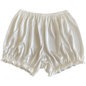 Safety pants for women's anti glare summer thin style can be worn externally. JK white flower bud safety pants, shorts, pumpkin pants, leggings