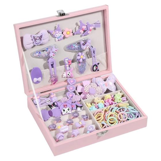 
Children's hair accessories gift box for girls' birthday gift Kumi Zi 5-7 to 10-year-old girls' headdress dressing set toys
