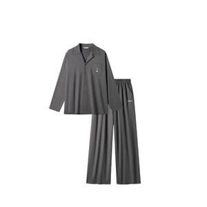 
TeenieWeenie bear pajamas men's type A modal cotton long-sleeved trousers skin-friendly casual home wear summer