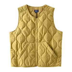 
Japanese retro lightweight windproof and water-repellent gourd-shaped quilted quilted warm casual vest vest jacket for men