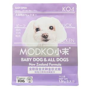 
Xiaomo Classic Dog Food 3*0.5kg Duck Meat General-purpose Dog Main Food High Meat Dog Dry Food KO4 Tang Enbei Classic