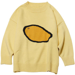 
STILL YOU original design!! Fun fruit sweater for women loose 2025 autumn style