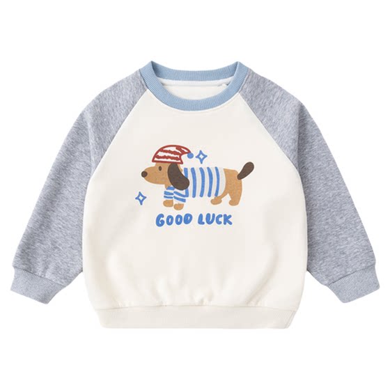 
Dudujia boys sweatshirts spring children's tops long-sleeved girls T-shirts baby cartoon clothes spring and autumn children's clothing