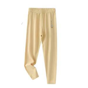 
Children's thin Lycra cotton long johns for boys and girls, baby boneless thin cotton long johns, medium and large children's underwear, household pants