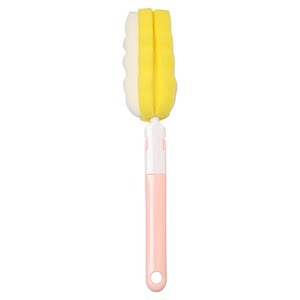 Long handle cup brush cup artifact set long bottle brush home cleaning glass clean water cup sponge brush
