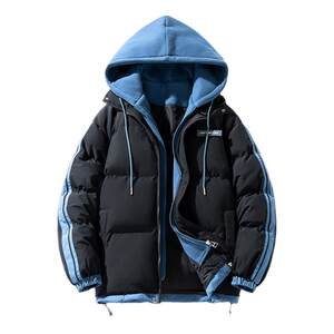 
2024 new cotton jacket winter workwear men and women's trendy brand loose thickened warm trendy couple's cotton jacket