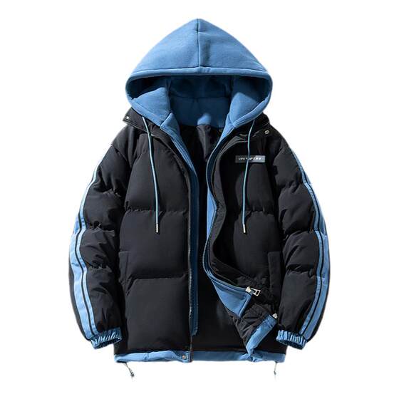 
2024 new cotton jacket winter workwear men and women's trendy brand loose thickened warm trendy couple's cotton jacket