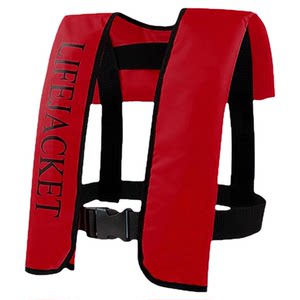 
Portable life jacket for adults, large buoyancy, automatic inflatable vest for fishing, car and boat, lightweight vest