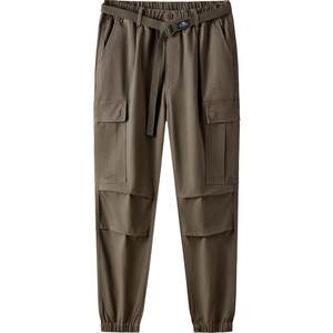 Camel men's heavy cotton work pants men's autumn loose black outdoor sports foot casual trousers