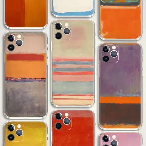 Mark Rothko Abstract Expressionism Color Field Artistic Phone Case for iPhone 17, 16, 15, 14 and 13
