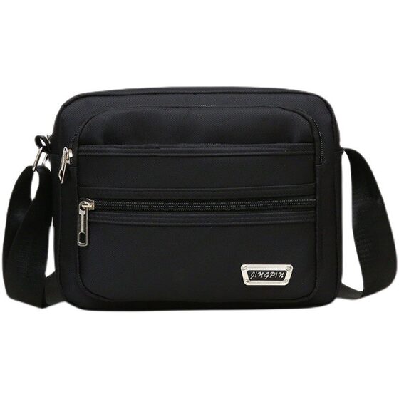 Men's bag shoulder bag men's messenger bag Oxford cloth small backpack small shoulder bag multi -layer business collection wallet business men's bag
