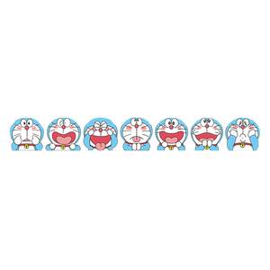 
Doraemon stickers cute creative blocking scratches car door stickers Doraemon car reflective car stickers glass decals