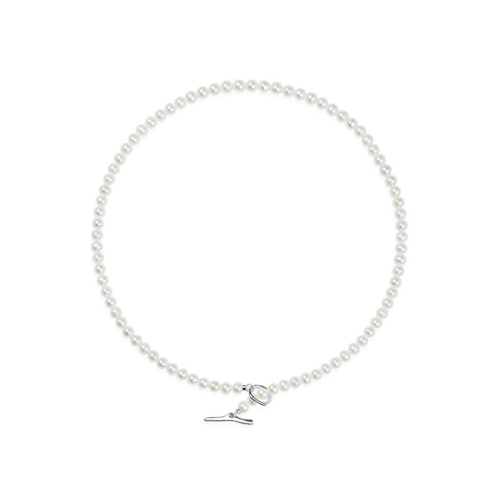 
Jingrun Pearl Zhi'an 925 silver freshwater pearl full bead necklace 5.0-6.0mm strong light round basic versatile model