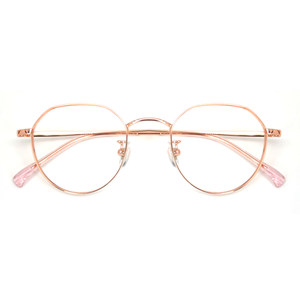 High myopia glasses female pure titanium thick side small face ultra -light retro eye frame men's height wide edges
