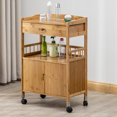 Сервировочный столик 餐边柜餐车酒水茶水车美甲店储物柜美容院仪器置物架美容美发推车