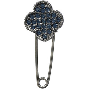 High -end retro buckle, shoulder chest needle feminine silk scarf buckle, decorative coat sweater accessories 231 four -leaf grass