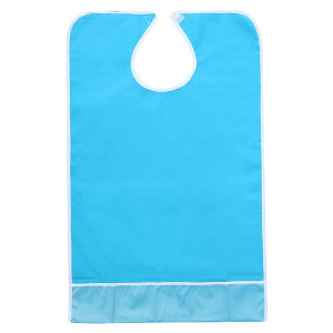 Dining bib for elderly adult bib for rice bags for rice bags for waterproof and washable, three-dimensional saliva towel for bags for bags
