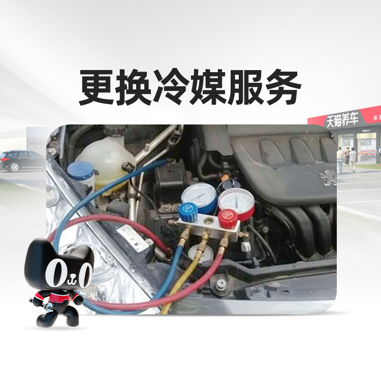 天猫养车 汽车空调制冷剂冷媒更换 纯工时不含材料服务
