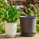 Пластиковый прочный цветочный горшок, увеличенная толщина, простой и элегантный дизайн