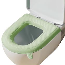 Toilet Seat, Universal For All Seasons, Adhesive Toilet Mat With Handle, Waterproof, Wipeable And No-wash