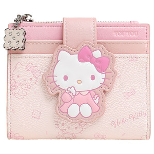 生日开学礼物TOUTOUhellokitty新款钱包卡包一体收纳儿童零钱包女