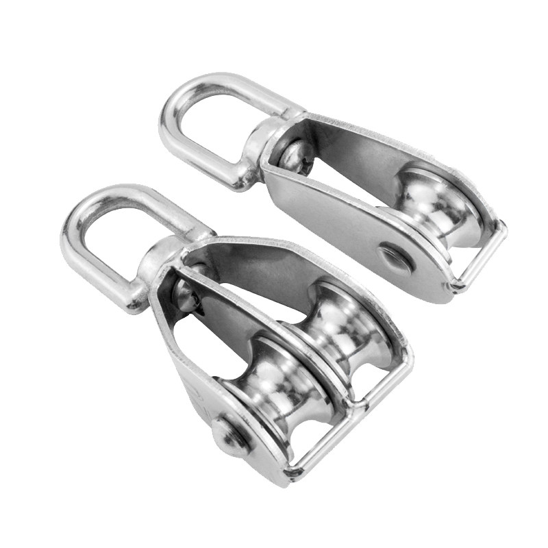 Yuansheng 304 Stainless Steel Pulley - Single & Double Wheel