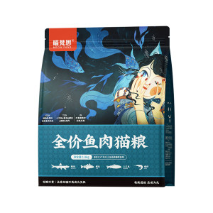 
Meow Fansi Deep Sea Fish Cat Food Kitten Adult Cat Full Price Cat Main Food 3.6*0.5kg/bag