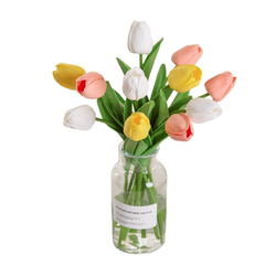 Tulipán Umělá Květina Falešná Květina Obývací Pokoj Dekorace Ložnice Studentská Kolej Sušená Květina Kytice Dekorace Desktop Květinové Aranžmá