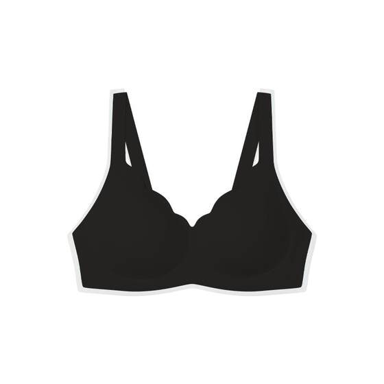 
Yu Shuxin's same style ubras small petal cup underwear thin small breast push-up sexy pure desire seamless bra for women