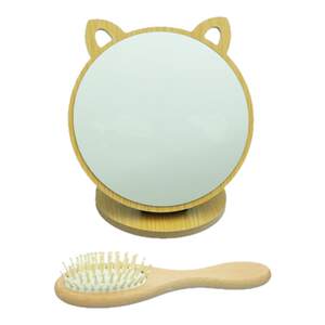 
Montessori teaching aids, dressing, work, daily life area, wooden mirror, beech wood air bag, small comb, Montessori kindergarten