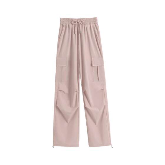 
Baleno S/K Pink Cool Overalls Women's 2026 Summer New Breathable Pants Outdoor Sports Wide Leg Pants N