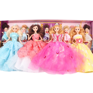 
Simulation doll 2024 new children's toy set super large gift box little girl birthday gift princess doll