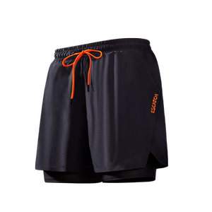 Swimming trunks Men's embarrassing men's swimsuit covering dry soak hot spring swimming equipment double -layer swimming trousers beach pants
