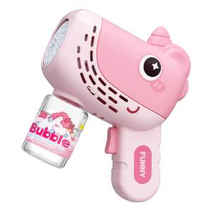 
2025 new bubble machine for children's handheld fully automatic electric charging bubble gun for boys and girls blowing bubble toys
