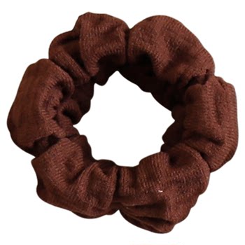 
Milk coffee style ~ high ponytail ball hair circle thick hair rope high elasticity and durable rubber band leather cover women's headband headwear