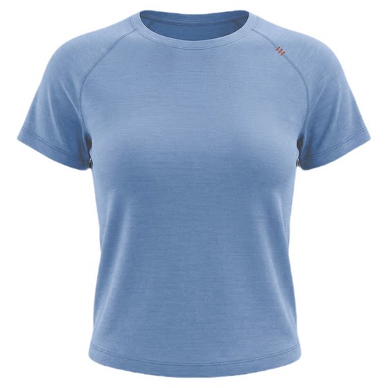 
Gray shell outdoor merino wool quick-drying clothing women's sports short-sleeved Merino mountaineering hiking summer sweat-wicking T-shirt