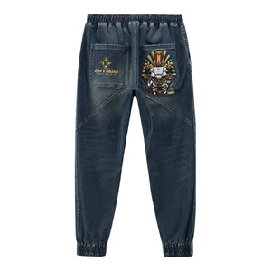 
ONIARAI/Ghost Wash 25 Spring and Summer Ksitigarbha Egyptian Pharaoh Year of the Snake Doll Bound Foot Men's Jeans 25J6401