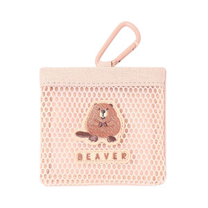 
Imported from Japan RARE ANIMAL spring leaf small bag transparent card ID key miscellaneous bag pendant small animals