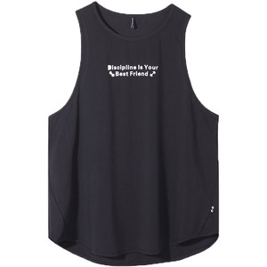
Muscle dog sports vest men's summer clothes sweat-absorbent and loose sleeveless I-shaped fitness training clothes