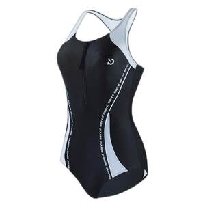 pulassi racing swimsuit women's hot spring 2026 new swimming pool special large size swimsuit classic black